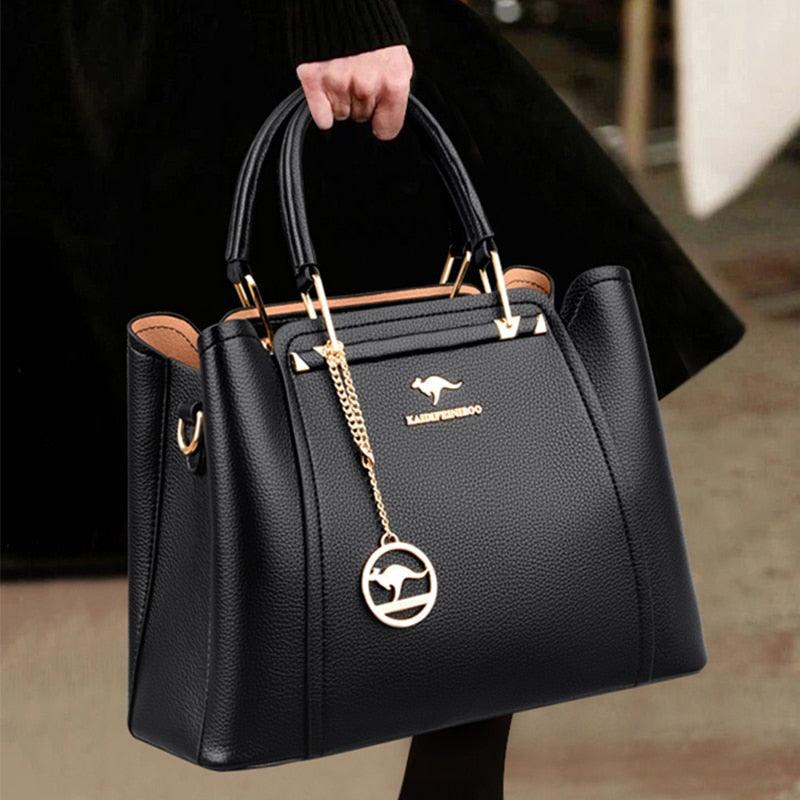 Bolsa Feminina Luxo em Couro Genuino - Aussie